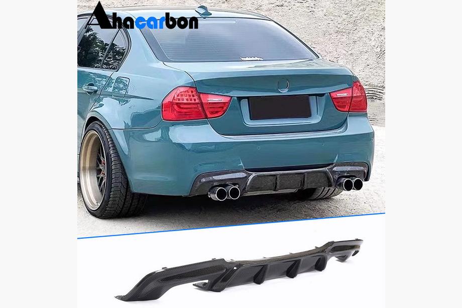 BMW řady 3 E90/E91 2005–2011 Difuzor zadního nárazníku (pro E90 M-Sport, karbon) Image