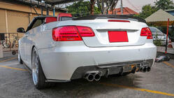 BMW řada 3 E92/E93 2006–2013 Difuzor zadního nárazníku V1 (pro M-Sport, karbon) fotografie 3