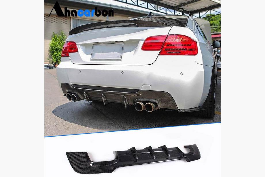 BMW řada 3 E92/E93 2006–2013 Difuzor zadního nárazníku V1 (pro M-Sport, karbon) Image