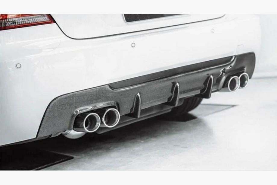 BMW řada 3 E92/E93 2006–2013 Difuzor zadního nárazníku V1 (pro M-Sport, karbon) Fotografie 2