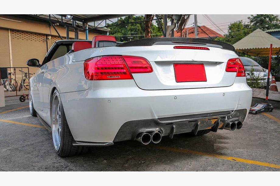 BMW řada 3 E92/E93 2006–2013 Difuzor zadního nárazníku V1 (pro M-Sport, karbon) Fotografie 3
