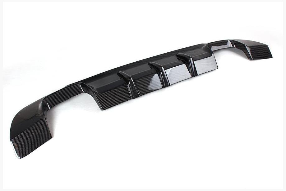 BMW řada 3 E92/E93 2006–2013 Difuzor zadního nárazníku V1 (pro M-Sport, karbon) Fotografie 6