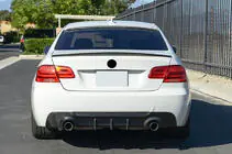 BMW řada 3 E92/E93 2006–2013 Difuzor zadního nárazníku V2 (pro M-Sport, karbon) fotografie 2