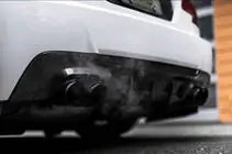 BMW řada 3 E92/E93 2006–2013 Difuzor zadního nárazníku V2 (pro M-Sport, karbon) fotografie 3