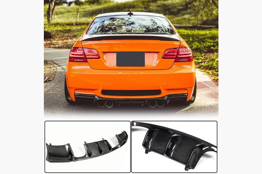 BMW řady 3 E90/E91 2005–2011 Difuzor zadního nárazníku V-Style (pro M3, karbon) Image