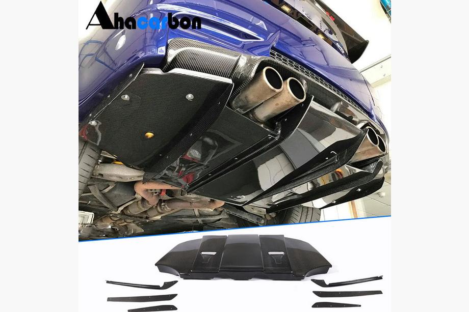 BMW řada 3 E92/E93 2006–2013 Difuzor zadního nárazníku V6 (pro M3, karbon) Image
