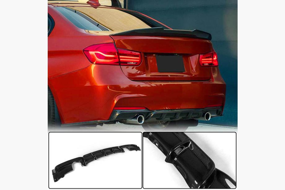 BMW řada 3 F30/F31 2012–2019 Karbonový difuzor zadního nárazníku V2 (pro M-Sport) Image