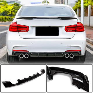 Difuzor zadního nárazníku V4 (pro F30 M-Sport, karbon) BMW řada 3 F30/F31 2012–2019 fotografie 2