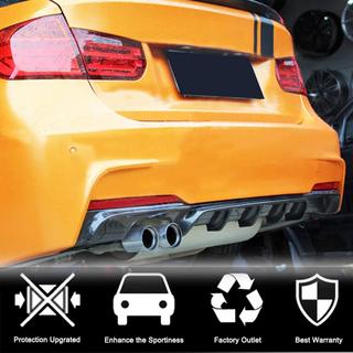Difuzor zadního nárazníku V5 (pro F30 M-Sport, karbon) BMW řada 3 F30/F31 2012–2019 fotografie 2