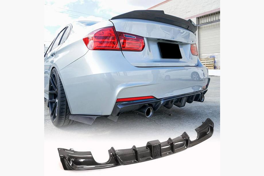 BMW řada 3 F30/F31 2012–2019 Difuzor zadního nárazníku Carbon V11 (pro M-Sport) Image