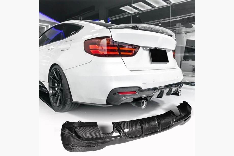 BMW řada 3 F34 2013–2020 Difuzor zadního nárazníku V2 (pro M-Sport, karbon) Image