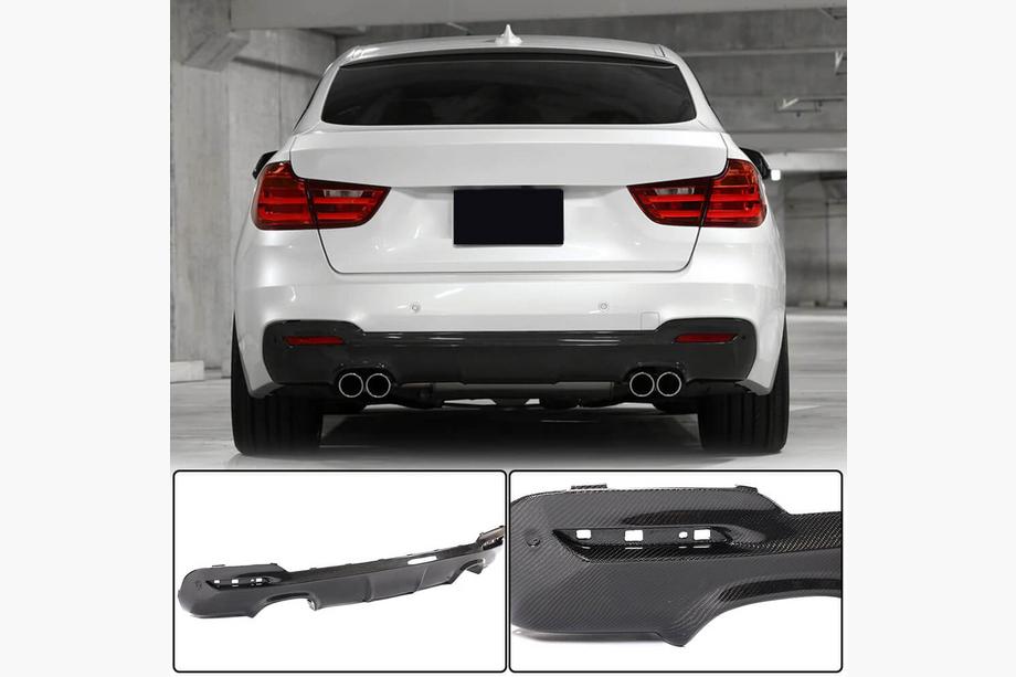 BMW řada 3 F34 2013–2020 Difuzor zadního nárazníku V3 (pro M-Sport, karbon) Image