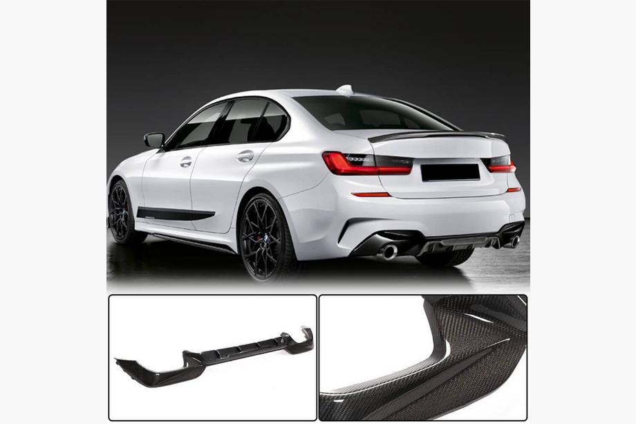 BMW řada 3 G20/G21 2018– Difuzor zadního nárazníku (pro M340i 2018-2022, karbon) Image
