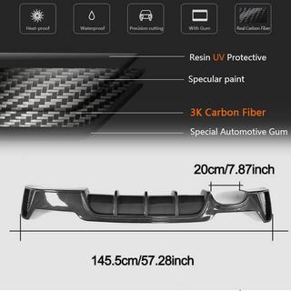 Difuzor zadního nárazníku V2 (pro M-Sport, karbon) BMW řada 4 F32/F33/F36 2012–2020 fotografie 4
