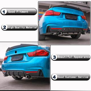 Difuzor zadního nárazníku V3 (pro M-Sport, karbon) BMW řada 4 F32/F33/F36 2012–2020 fotografie 3