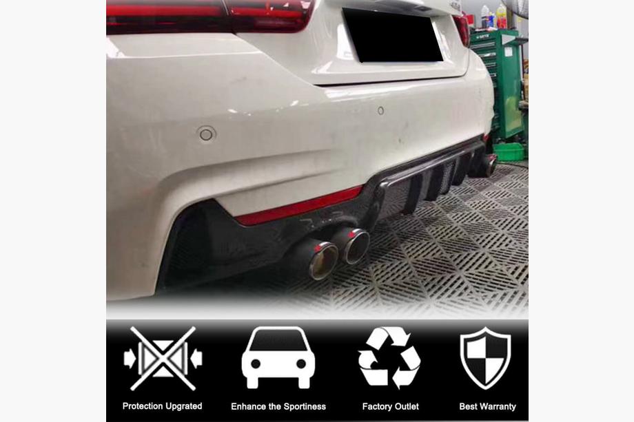 BMW řada 4 F32/F33/F36 2012–2020 Difuzor zadního nárazníku V7 (pro M-Sport, karbon) Fotografie 2