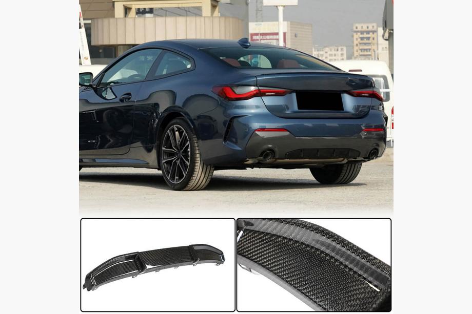 BMW řada 4 G22/23/26 2020– Difuzor zadního nárazníku V1 (pro G22/G23 M-Sport, karbon) Image
