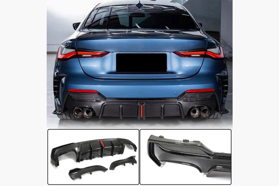 BMW řada 4 G22/23/26 2020– Difuzor zadního nárazníku FRP V4 (M-Sport) Image