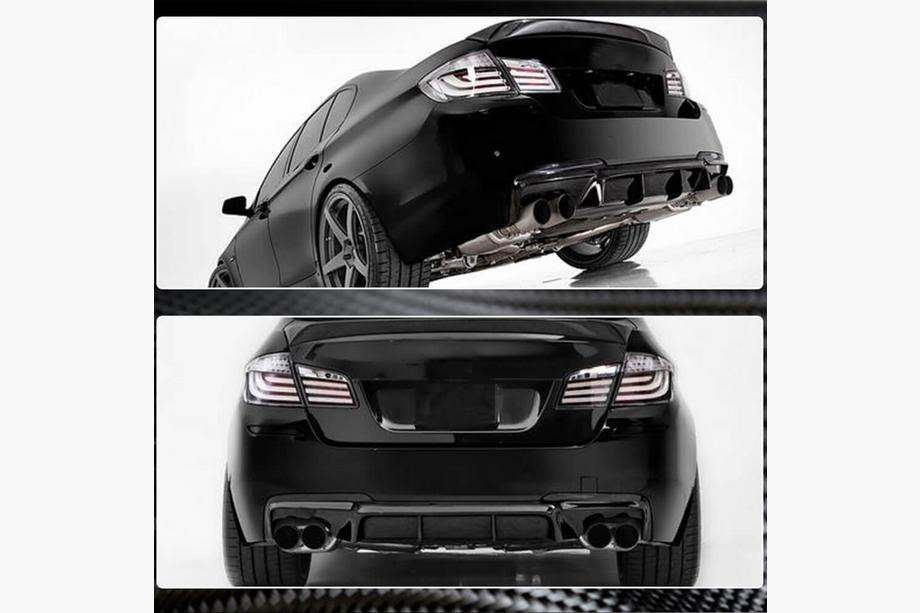 BMW řada 5 F10/F11 2010–2016 Karbonový difuzor zadního nárazníku V5 (M-Sport) Fotografie 3