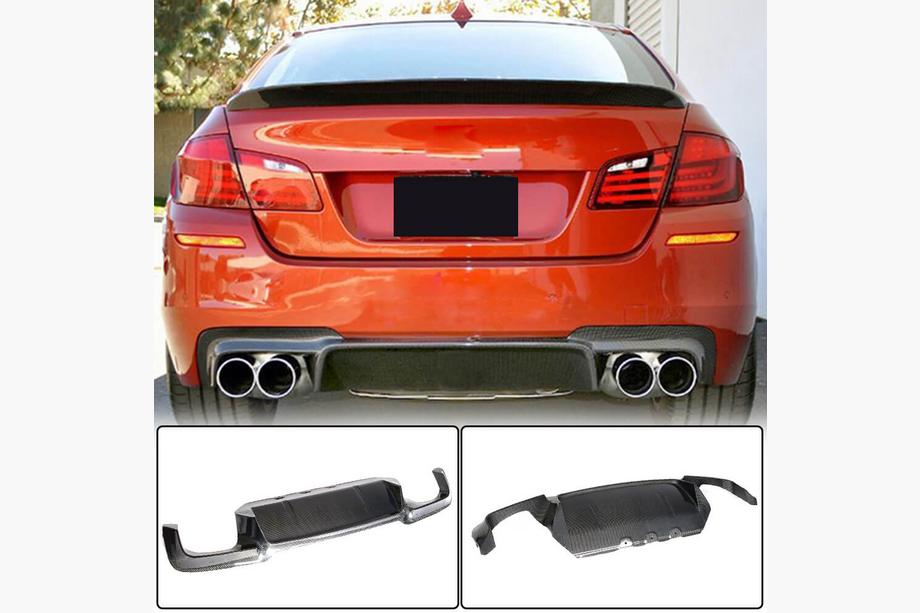 BMW řada 5 F10/F11 2010–2016 Difuzor zadního nárazníku V2 (pro F10 M5, karbon) Image