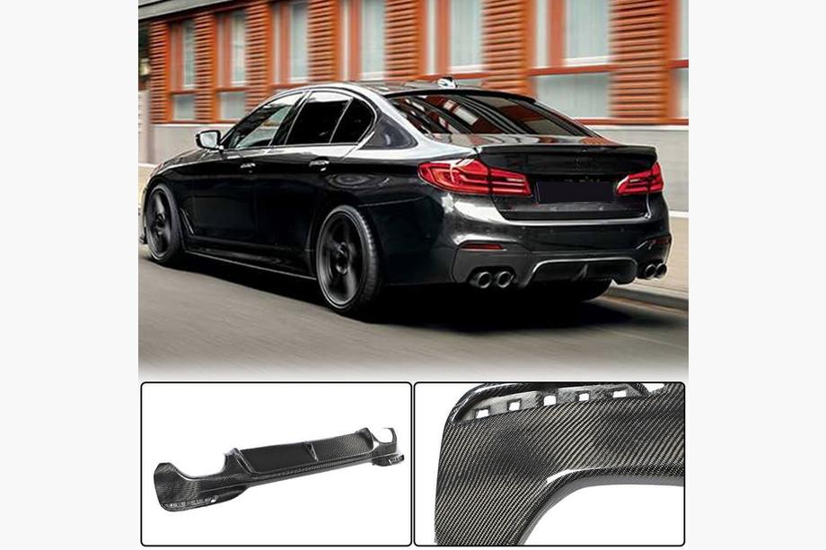 BMW řada 5 G30/G31 2017–2023 Difuzor zadního nárazníku V3 (pro M-Sport/M5 F90, karbon) Image