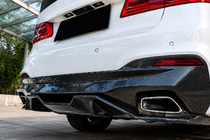 BMW řada 5 G30/G31 2017–2023 Difuzor zadního nárazníku V4 (pro M-Sport/M5 F90, karbon) fotografie 3