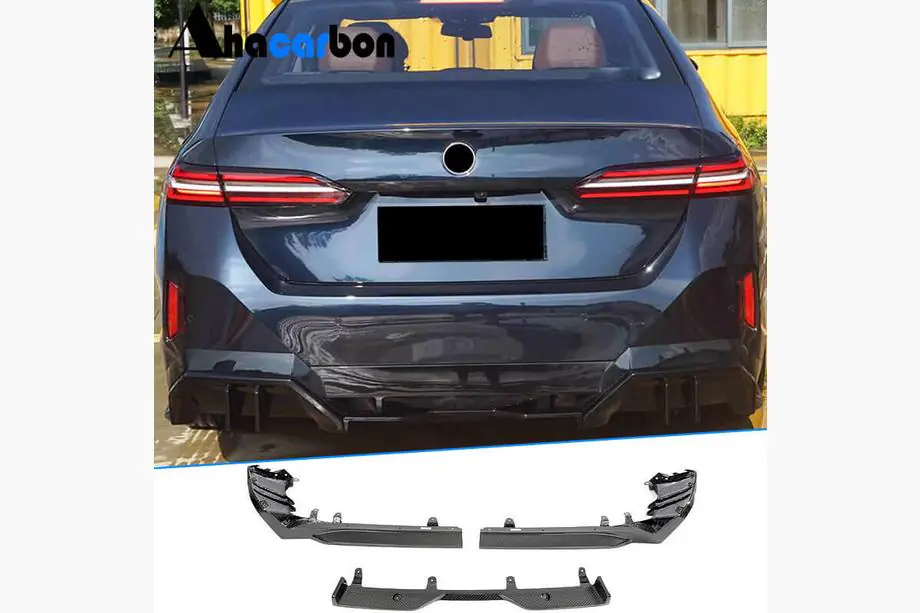 BMW řada 5/i5 G60/G60E/G61 2023– Difuzor zadního nárazníku (pro M-Sport, karbon) Image