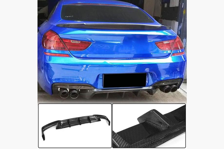 BMW řady 6 F12/F13/F06 2011–2018 Karbonový difuzor zadního nárazníku V2 (M-Sport) Image