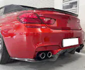 BMW řady 6 F12/F13/F06 2011–2018 Difuzor zadního nárazníku V1 (pro M6, karbon) fotografie 4