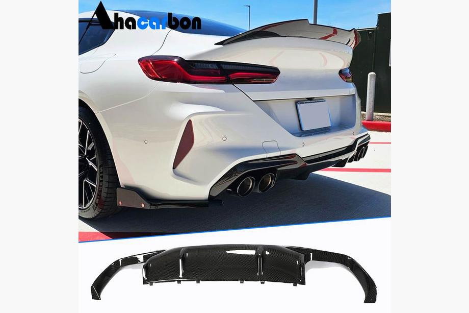 BMW řada 8 G14/G15/G16 2018– Difuzor zadního nárazníku (pro F93, karbon) Image