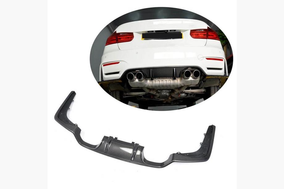 BMW řada 3 F30/F31 2012–2019 Difuzor zadního nárazníku V2 (pro F80, karbon) Image