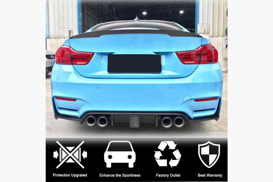 BMW řada 3 F30/F31 2012–2019 Difuzor zadního nárazníku V13 (pro F80, karbon) Fotografie 2