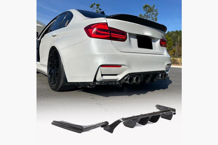 BMW řada 4 F32/F33/F36 2012–2020 Difuzor zadního nárazníku V5 (pro F82/F83, karbon) Image