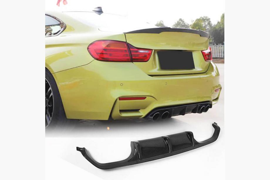 BMW řada 4 F32/F33/F36 2012–2020 Zadní difuzor nárazníku FRP V15 (pro F82/F83) Image