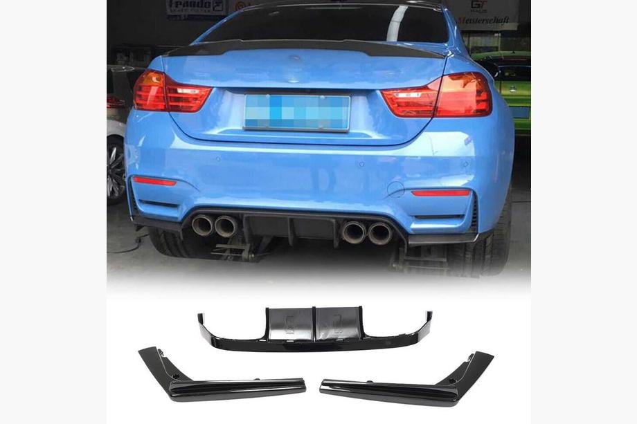 BMW řada 4 F32/F33/F36 2012–2020 Difuzor zadního nárazníku Carbon ABS V14 (pro F82/F83) Image