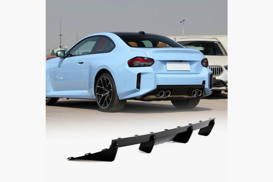 BMW řada 2 G42 2021– Difuzor zadního nárazníku V4 (pro G87, karbon) Image