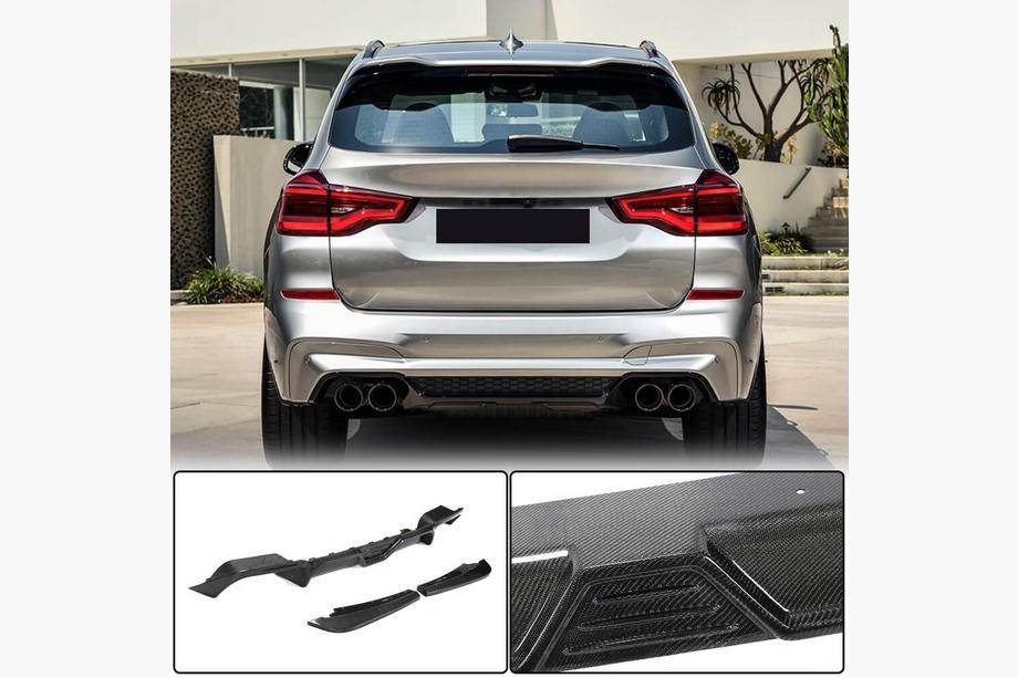 BMW X3 G01 2018– Difuzor zadního nárazníku V2 (pro F97 2018-2021, karbon) Image