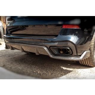 Difuzor zadního nárazníku V2 (2018-2022, přírodní karbon) BMW X5 G05 2019–2026 fotografie 1