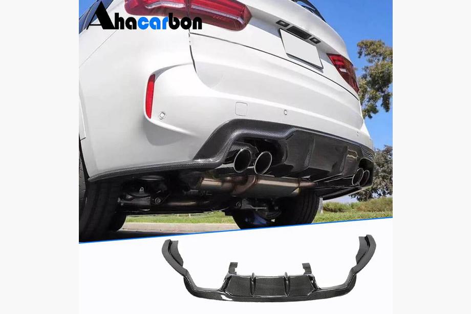 BMW X5 F15 2013–2018 Difuzor zadního nárazníku V1 (pro F85, karbon) Image