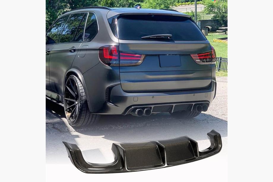 BMW X5 F15 2013–2018 Difuzor zadního nárazníku V2 (pro F85, karbon) Image