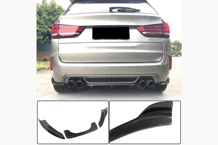 BMW X6 F16 2014–2019 Difuzor zadního nárazníku FRP V3 (pro F86) Image
