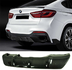 BMW X6 F16 2014–2019 Difuzor zadního nárazníku V2 (pro M-Sport, karbon) fotografie 5