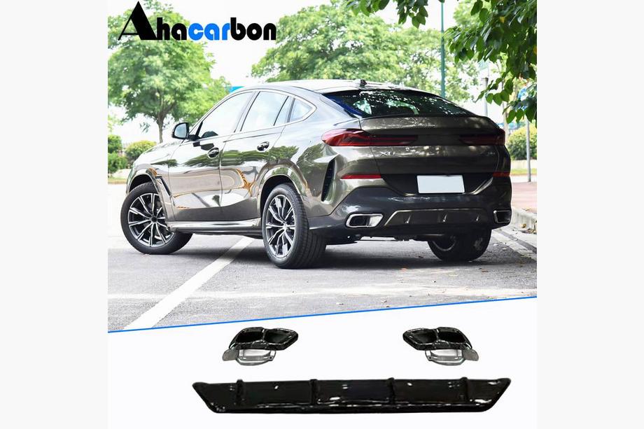 BMW X6 G06 2019–2027 Difuzor zadního nárazníku z ABS (pro M-Sport, 2023+) Image