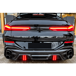 Difuzor zadního nárazníku (pro M-Sport, 2018-2022, karbon) BMW X6 G06 2019–2027 fotografie 1