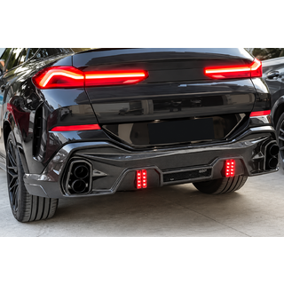 Difuzor zadního nárazníku (pro M-Sport, 2018-2022, karbon) BMW X6 G06 2019–2027 fotografie 3