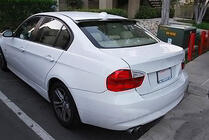 BMW řady 3 E90/E91 2005–2011 Karbonový spoiler V1 pro E90 fotografie 3