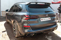 BMW X5 G05 2019–2026 Spoiler zadního okna V3 (přírodní karbon) fotografie 11