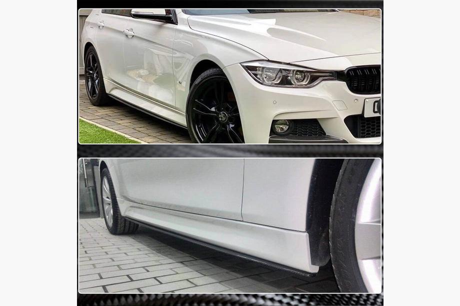BMW řada 3 F30/F31 2012–2019 Prahové nástavce FRP V2 (pro M-Sport) Fotografie 5