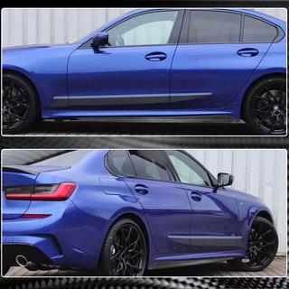 Prahové nástavce V4 (pro G20 M-Sport, karbon) BMW řada 3 G20/G21 2018– fotografie 2