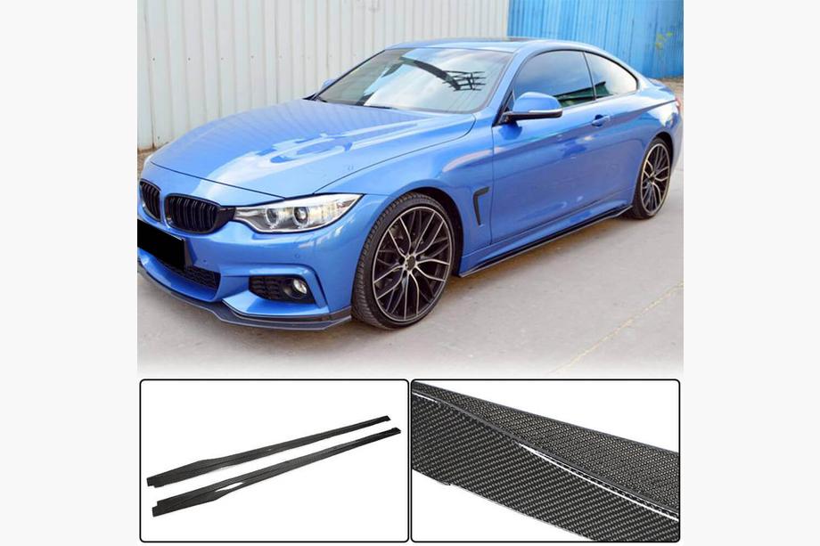 BMW řada 4 F32/F33/F36 2012–2020 Prahové nástavce V1 (pro F32/F33 M-Sport, karbon) Image